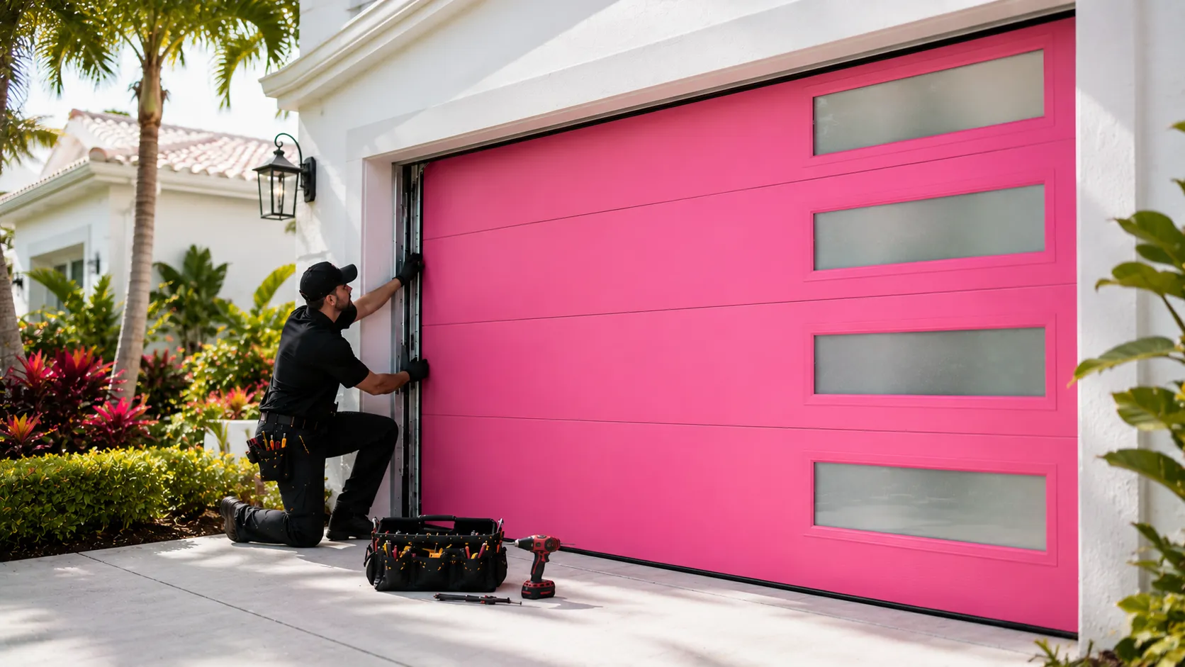 New Garage Door Installation for Berkley Homes