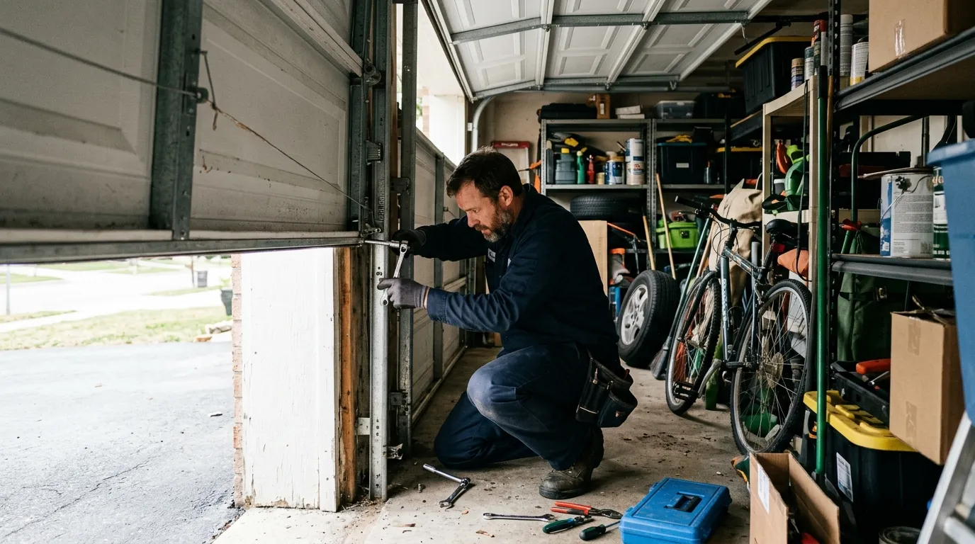 Commercial roll-up garage door