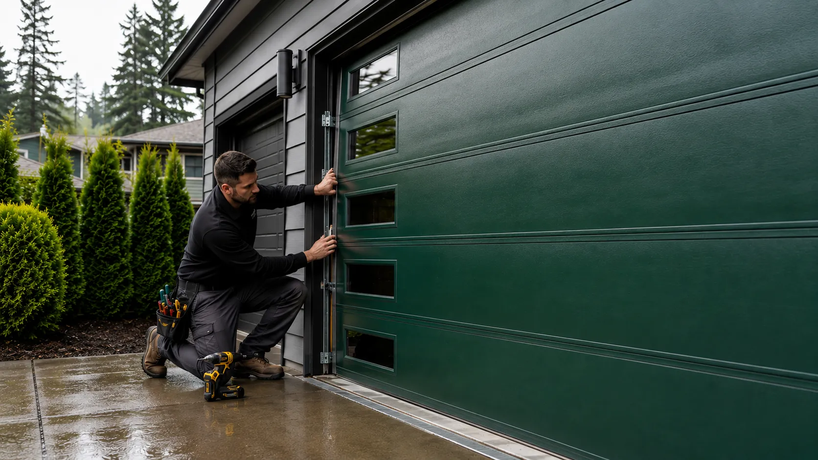 Garage doors we install